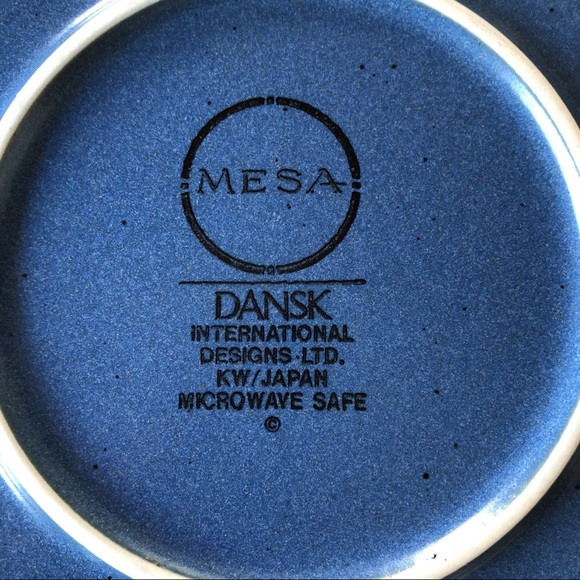 *NWOT* Dansk Mesa Sky blue serving Chop platter 12 5/8”...